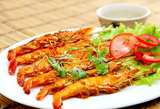 TÔM SÚ NƯỚNG MUỐI ỚT