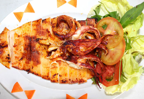 MỰC NƯỚNG MUỐI ỚT