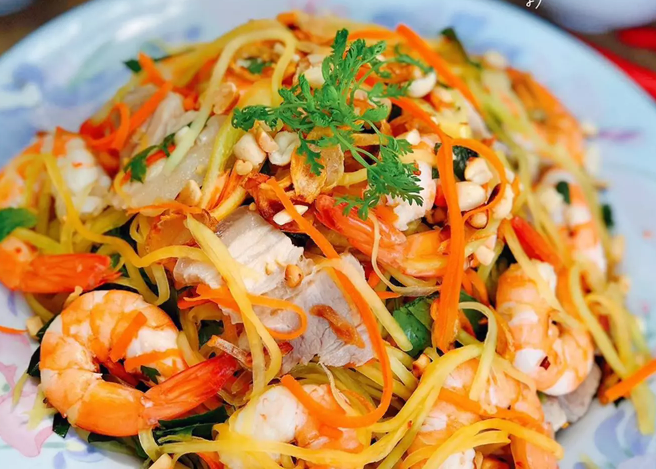 GỎI ĐU ĐỦ TÔM THỊT