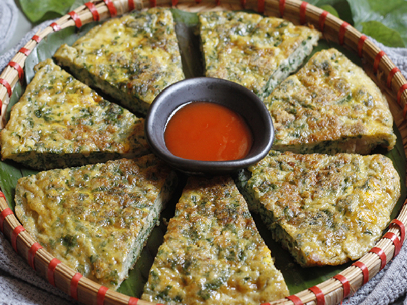 TRỨNG CHIÊN “LÁ LỐT” HOẶC “NGÃ CỨU”